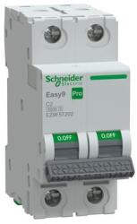 Schneider Electric EZ9F57202 EASY9 PRO Kismegszakító 6kA, 2P, C, 2A
