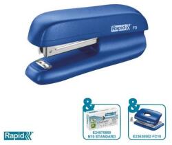 Rapid Tűzőgép, mini, No. 10, 10 lap, RAPID "F5", kék (5000265) - mystock
