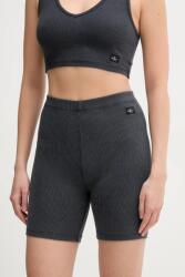 Calvin Klein Jeans rövidnadrág női, szürke, sima, magas derekú, J20J225217 - szürke XL