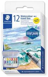 STAEDTLER Vízfesték, 12 darabos, STAEDTLER "Noris 888 Design Journey (TS888MM12C) - tintasziget