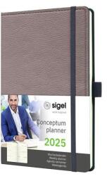 Sigel Naptár, A5, heti, 2025, kemény borító, SIGEL "Conceptum (SIC2551) - tintasziget