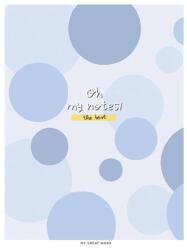 Shkolyaryk Publishing House Füzet, tűzött, A5, vonalas, 80 lap, SHKOLYARYK "Oh my notes", vegyes (SB805239L) - tintasziget