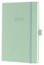 Sigel Naptár, A5, heti, 2026, kemény borító, SIGEL "Conceptum", mentazöld (SIC2672) - tintasziget