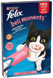 FELIX Deli Moments Lazacos folyékony jutalomfalat macskáknak 4x10g - krizsopet