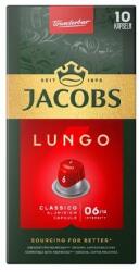 Jacobs Kávékapszula, Nespresso kompatibilis Jacobs Lungo 6 Classico 10db/doboz (C54313)