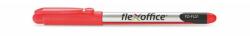 FlexOffice Tűfilc, 0, 3 mm, FLEXOFFICE "FL01", piros (FOFL01P12) - tintasziget