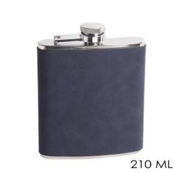  Laposüveg rozsdamentes acél 210ml műbőr szürke