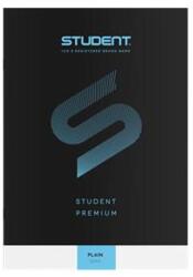 ICO Füzet, tűzött, A4, sima, 32 lap, ICO "Student Premium", fekete (TICSFPS) - tintasziget
