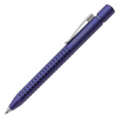 Faber-Castell Golyóstoll Faber-Castell Grip 2011 metál kék test, írásszín fekete, vonalvastagság: F (144154)