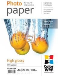 ColorWay PG180020A4 180g A4 20db Fényes Fotópapír (PG180020A4)