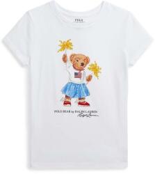 Ralph Lauren gyerek pamut póló - fehér 130-134 - answear - 17 990 Ft