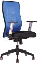 Office Pro CALYPSO XL ergonomikus irodai szék fejtámla nélkül, kék, napi 8+ órás ülésre
