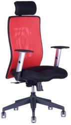 Office Pro irodai szék CALYPSO XL P1 fejtámlával, piros