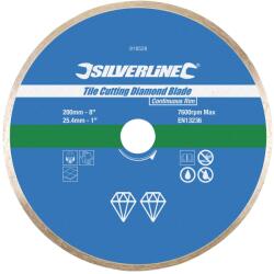 Silverline Lamă de tăiere diamant 200 × 25.4 × 2.4 mm Silverline (918528) Disc de taiere