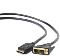 Gembird DisplayPort (M) - DVI-D (M) kábel 1, 8m [CC-DPM-DVIM-6]