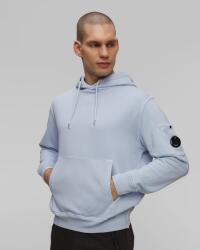C.P. Company Hanorac Pentru Bărbați C. p. Company Cotton Diagonal Fleece Resist Dyed Hooded Lens Albastru