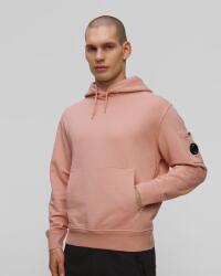 C.P. Company Hanorac Pentru Bărbați C. p. Company Cotton Diagonal Fleece Resist Dyed Hooded Lens Roz