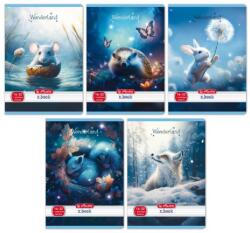 Herlitz füzet A5/14-32 1. osztályos vonalas Wonderland (400200787)