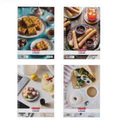 Herlitz spirálfüzet A4/70 lap, vonalas Taste the Globe (400201494)