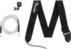 Fender 992018005 - Accessories Bundle Pack - Cable, Tuner, Strap - FEN2320