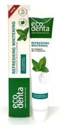 Ecodenta fehérítő fogkrém borsmentaolajjal és fluoriddal, 75 ml - hajvarazs