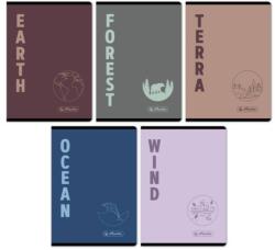 Herlitz füzet A5/27-32 kockás Terra (400200766)