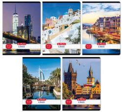 Herlitz füzet A5/27-32 kockás City (400200763)