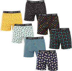 Lee Cooper 7PACK tarka Lee Cooper férfi bő szárú boxeralsó (7xPO38811/1) XL