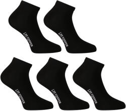 Lee Cooper 5PACK zokni Lee Cooper alacsony fekete (PO41031) S