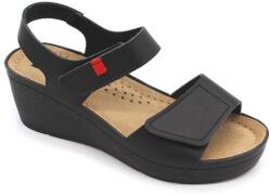LEON 1080 LEON Comfort női bőr szandál (LEON3927-fekete38)