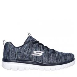 Skechers cipő GRACEFUL - TWISTED FORTUNE (12614NVBL37)