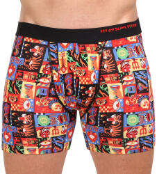 69SLAM Férfi boxeralsó 69SLAM fit bambusz WEIRD BLOCK GILBERT (MPBWBK-BB) XXL