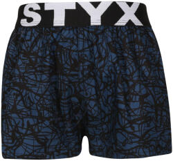 Styx Gyermek bő szárú boxeralsók Styx art sportos gumipánt Jáchym (BJ1851) 12-14 éves