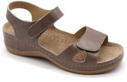 LEON 935 LEON Comfort női bőr szandál (LEON2216-szĂźrke37)