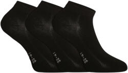 Gino 3PACK Fekete bambusz Gino zokni (82005) XL