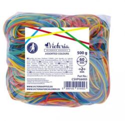 Victoria Postázógumi, 60X2 mm, VICTORIA, 0, 5 kg, vegyes színű