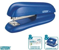 Rapid Tűzőgép, 24/6, 26/6, 20 lap, RAPID F6, kék