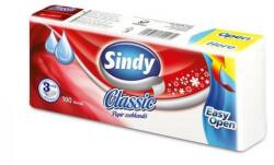 Papír zsebkendő, 3 rétegű, 100 db, Sindy, classic - officeland