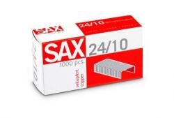 Sax Tűzőkapocs, 24/10, réz, SAX - officeland