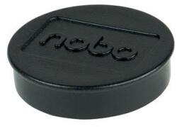 Nobo Mágneskorong, erős, 38 mm, 10 db, NOBO, fekete