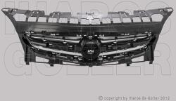 Opel Astra J/2 2012- - Hűtődíszrács (kivéve 3 ajtós GTC) - alkatresz - 19 185 Ft