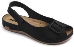 LEON 968 LEON Comfort női bőr szandál (LEON6452-fekete40)
