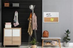 Victoria Kombi tábla, mágneses, parafa, 60x40 cm, fehér keret, VICTORIA, Elements