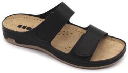 LEON 954 LEON Comfort női bőr papucs (LEON4089-fekete37)