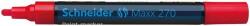 Schneider Lakkmarker, 1-3 mm, SCHNEIDER Maxx 270, piros - officeland