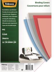 Fellowes Előlap, A4, 200 mikron, FELLOWES, víztiszta