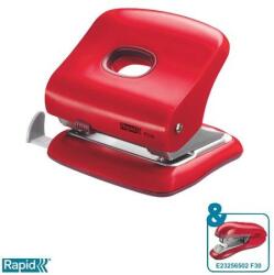 Rapid Lyukasztó, kétlyukú, 30 lap, RAPID FC30, meggyvörös - officeland