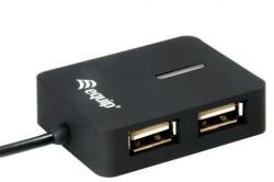 Equip USB elosztó-HUB, 4 port, USB 2.0, EQUIP Life