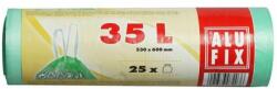 Alufix Szemeteszsák, zárószalagos, 35 l, 25 db, ALUFIX