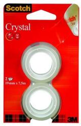 3M Ragasztószalag, 19 mm x 7, 5 m, 3M SCOTCH Crystal - officeland